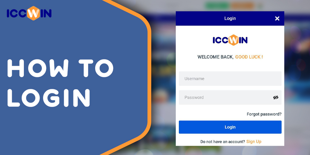 How to to enter into your profile on the ICCWIN site