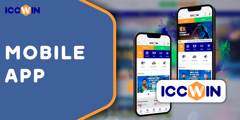 Iccwin Mobile Application for Android & iOS