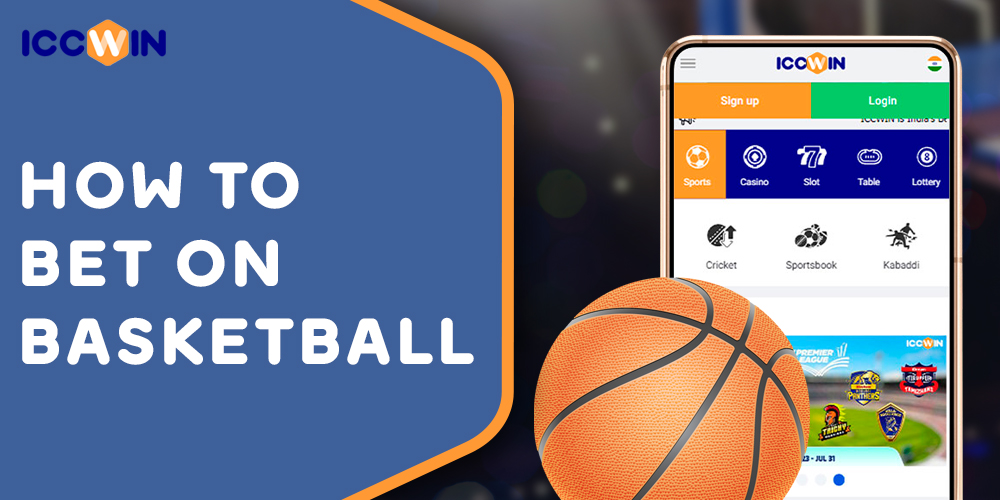 Step by step instructions for making your first basketball bet on ICCWIN 