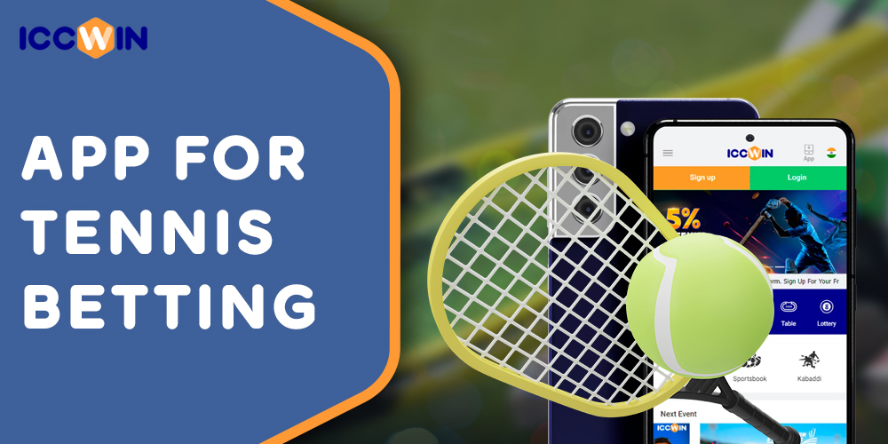 How to bet on tennis with the ICCWIN mobile app 