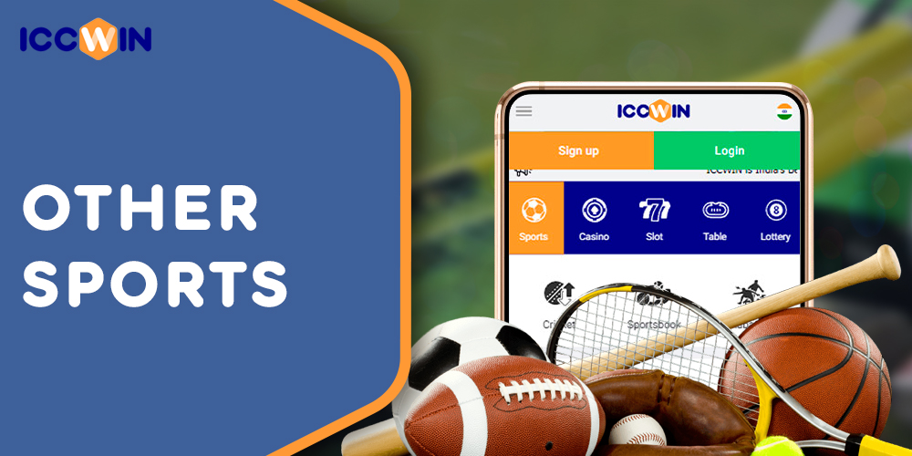Full list of sports on which you can bet at the bookmaker site ICCWIN 