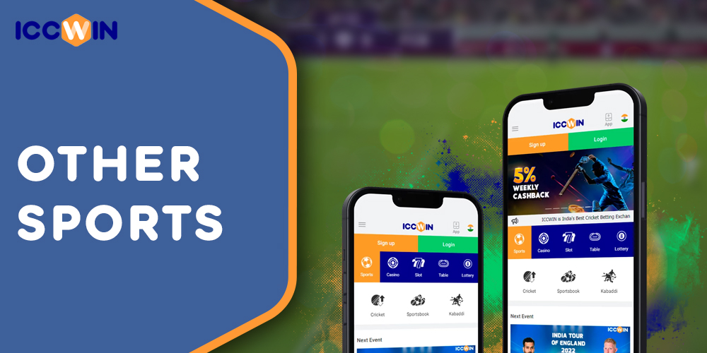 Sports that Indian users can bet on through the website or app