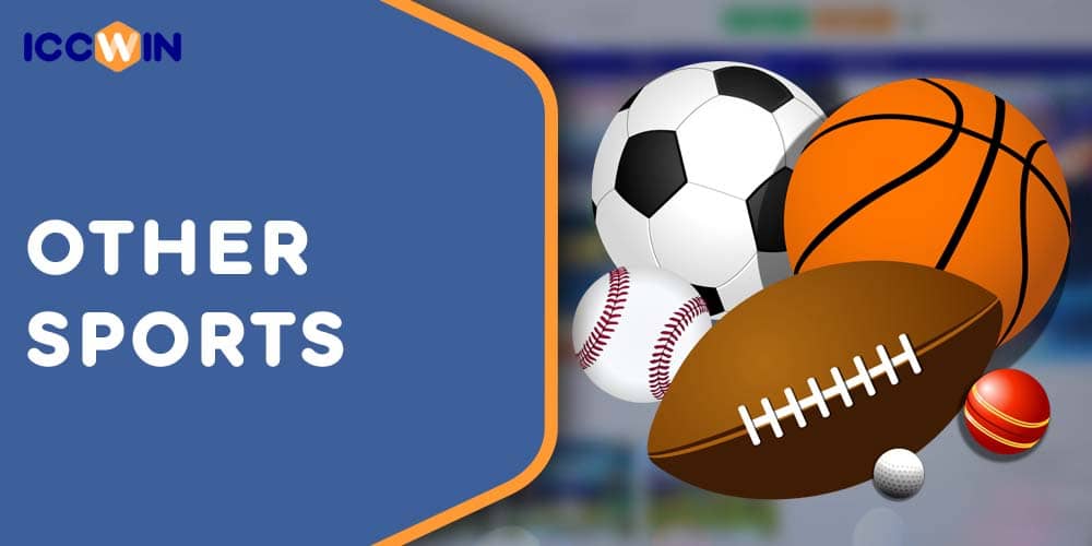 Sports available for betting on ICCWIN