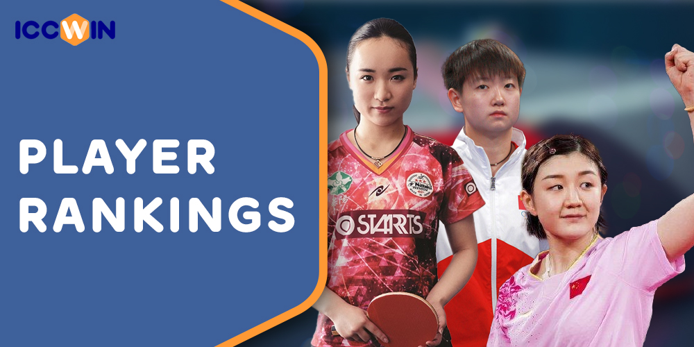 List of best Table Tennis players in 2023, presented on ICCWIN site