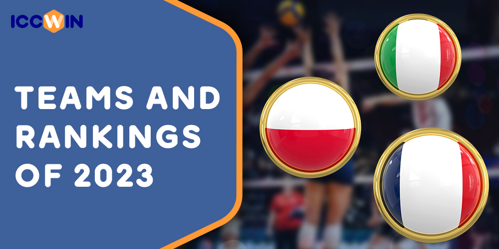 List of the best volleyball teams in 2023 